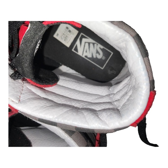 Vans Off The Wall Checkerboard Hi-top Sneaker US Sz Kids 3 - Picture 8 of 14